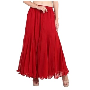 Kvish Regular Loose Fit Solid Colour Georgette
