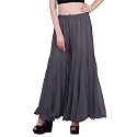 Kvish Regular Loose Fit Solid Colour Georgette