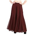 Kvish Regular Loose Fit Solid Colour Georgette