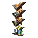 Engineered Wood 7-Tier Book Rack,Storage of Book Case,Free-Standing Books Holder Organizer,Space Saver for Home,Office,Set of 1 (Brown) DIY(Do-It-Yourself)