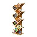 Engineered Wood 7-Tier Book Rack,Storage of Book Case,Free-Standing Books Holder Organizer,Space Saver for Home,Office,Set of 1 (Brown) (DIY) (Oack Yellow) DIY(Do-It-Yourself)