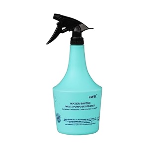 kwel 1000ml trigger spray bottle  refillable plastic sprayer for sanitizer cleaning gardening ironing plant care amp household use  pack of 1