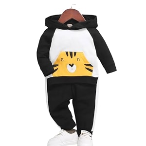 Kwikk Fancy Dresses Animal Tiger Fleece Tracksuit