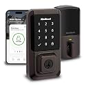 Kwikset Halo Wi-Fi Smart Lock, Keyless Entry Front Door Touchscreen Deadbolt, App Control, Grade AAA Certified, Easy Install No Hub, Venetian Bronze Finish