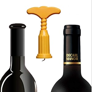 kwish present plastic wine bottle opener household accessories pack of 2pcs multi colour
