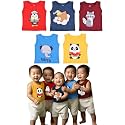 Kwitchy Kids Vests Top for Boys & Girls Sleeveless T-Shirts | Tank Tops | Cotton T Shirt | Summer Vest | Printed Tees (Tshirts Only) (Pack of 5)