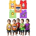 Kwitchy Kids Vests Top for Boys & Girls Sleeveless T-Shirts | Tank Tops | Cotton T Shirt | Summer Vest | Printed Tees (Tshirts Only) (Pack of 5)