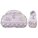 Kwitchy New Born Baby Bedding Combo Luxury Mattress Bed &amp; Carry Bag for 0-6 Months Baby, Grey (2PCS Set)