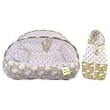 Kwitchy Baby Bedding Combo Set Mattress &amp; Carry Bag Combo (0-6 Months, Grey) (2PCS Set)