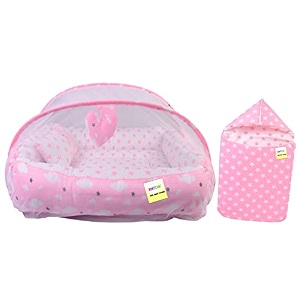 kwitchy baby bedding combo set mattress amp carry bag combo 0-6 months grey 2pcs set