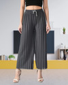 KWSH Women Regular Fit Grey Viscose Rayon Trousers