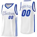 KXK Custom Basketball Jersey, Printed Personalized Name Number for Men Youth