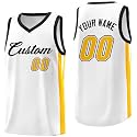 KXK Custom Basketball Jersey, Printed Personalized Name Number for Men Youth