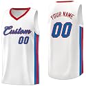 KXK Custom Basketball Jersey, Printed Personalized Name Number for Men Youth