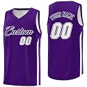 KXK Custom Basketball Jersey, Printed Personalized Name Number for Men Youth