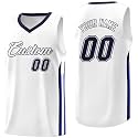 KXK Custom Basketball Jersey, Printed Personalized Name Number for Men Youth