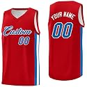 KXK Custom Basketball Jersey, Printed Personalized Name Number for Men Youth