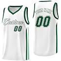KXK Custom Basketball Jersey, Printed Personalized Name Number for Men Youth