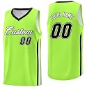 KXK Custom Basketball Jersey, Printed Personalized Name Number for Men Youth