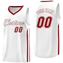 KXK Custom Basketball Jersey, Printed Personalized Name Number for Men Youth