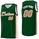 KXK Custom Basketball Jersey, Printed Personalized Name Number for Men Youth
