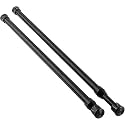 KXLife Spring Tension Curtain Rod No Drill Adjustable 18-30", 2Pcs, Black
