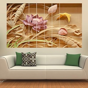 kyara arts new concept grill big size multiple frames beautiful wall art painting for living room bedroom office hotels drawing room wooden framed digital painting 60inch x 36inch vv3660_07