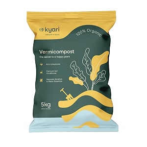 kyari organic vermicompost fertilizer manure for plants  5 kg