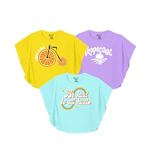 KYDA KIDS 100 Cotton Bio-Washed Premium Printed