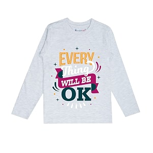 kyda kids 100 cotton girls full sleeve printed t-shirtregular fit round neck tops pack of 3