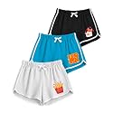 KYDA KIDS® Girls 100% Pure Cotton Printed Shorts | Regular Fit Soft Breathable Summer Wear | Multicolor Kids Shorts (Pack of 3)