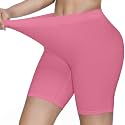 KYDA® Women's Anti Bacterial Cycling Shorts, Under Skirt Biker Shorts, High Waist Stretchable Yoga Shorts &amp; Gym Workout Skin Fit Shorties