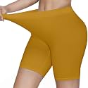 KYDA® Women's Anti Bacterial Cycling Shorts, Under Skirt Biker Shorts, High Waist Stretchable Yoga Shorts &amp; Gym Workout Skin Fit Shorties