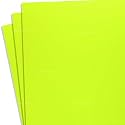 KYDEX Thermoform Sheet - (P1 Texture) - (.060 Thickness) - (12in x 12in) - (Toxic Yellow) - (3 Sheets) - DIY Holster Making, Airsoft Armor, Cosplay Uniforms, RC Models