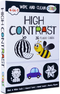 kyds play high contrast flash cards