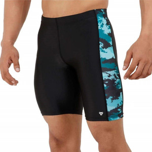 kyk printed men black tights