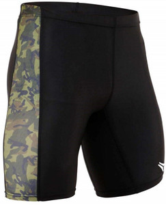 kyk printed men green tights