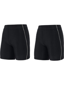 kyk solid men black tights