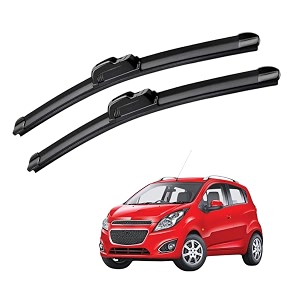 kyloxtreme perfect fitting frameless windshield 100 scratch proof cleaning water repellant silicon wiper blades suitable for beat d 22p 16 set of 2