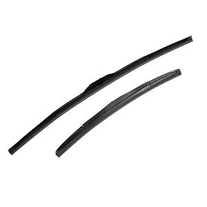 kyloxtreme perfect fitting frameless windshield 100 scratch proof cleaning water repellant silicon wiper blades suitable for xuv 500 set of 2 driver side - 2634 passenger side - 1934