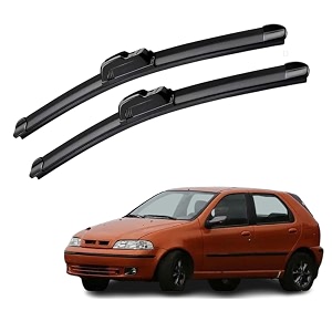 kyloxtreme perfect fitting frameless windshield 100 scratch proof cleaning water repellant silicon wiper blades suitable for fiat palio set of 2