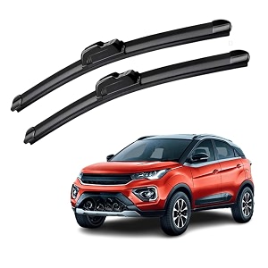 kyloxtreme perfect fitting frameless windshield 100 scratch proof cleaning water repellant silicon wiper blades suitable for tata nexon d 24p 15 set of 2