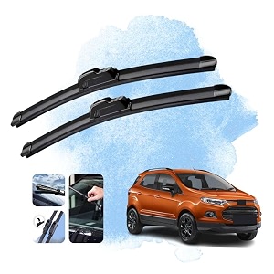 kyloxtreme perfect fitting frameless windshield 100 scratch proof cleaning water repellant silicon wiper blades suitable for ecosport d 22p 16 set of 2