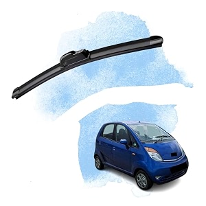 kyloxtreme perfect fitting frameless windshield 100 scratch proof cleaning water repellant silicon wiper blades suitable for tata nano d 26p pack of 1 pc