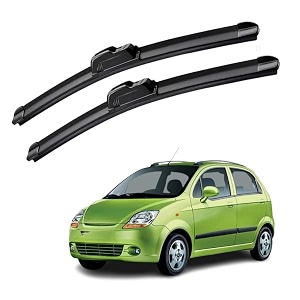 kyloxtreme perfect fitting frameless windshield 100 scratch proof cleaning water repellant silicon wiper blades suitable for spark d 22p 14 set of 2