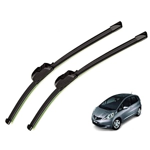 kyloxtreme perfect fitting frameless windshield 100 scratch proof cleaning water repellant silicon wiper blades suitable for jazz d 26p 14 set of 2