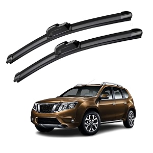 kyloxtreme perfect fitting frameless windshield 100 scratch proof cleaning water repellant silicon wiper blades suitable for nissan terrano d 20p 20 set of 2