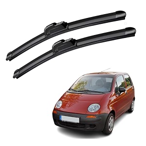 kyloxtreme perfect fitting frameless windshield 100 scratch proof cleaning water repellant silicon wiper blades suitable for daewoo matiz d 21p 16 set of 2