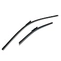 KyloXtreme Perfect Fitting Frameless Windshield 100% Scratch Proof Cleaning Water Repellant Silicon Wiper Blades Suitable for Punto (Set of 2) (Driver Side - 26". Passenger Side - 15")