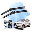 KyloXtreme Perfect Fitting Frameless Windshield 100% Scratch Proof Cleaning Water Repellant Silicon Wiper Blades Suitable for FORTUNER D 22,P 16 (Set of 2)